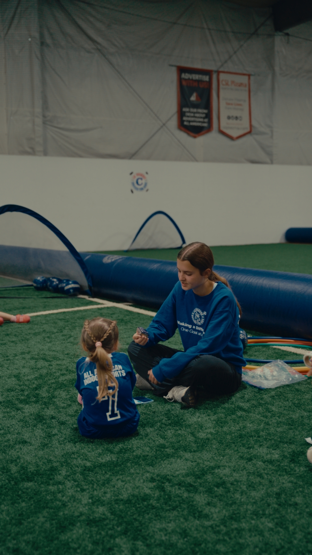 Lil Kickers practice